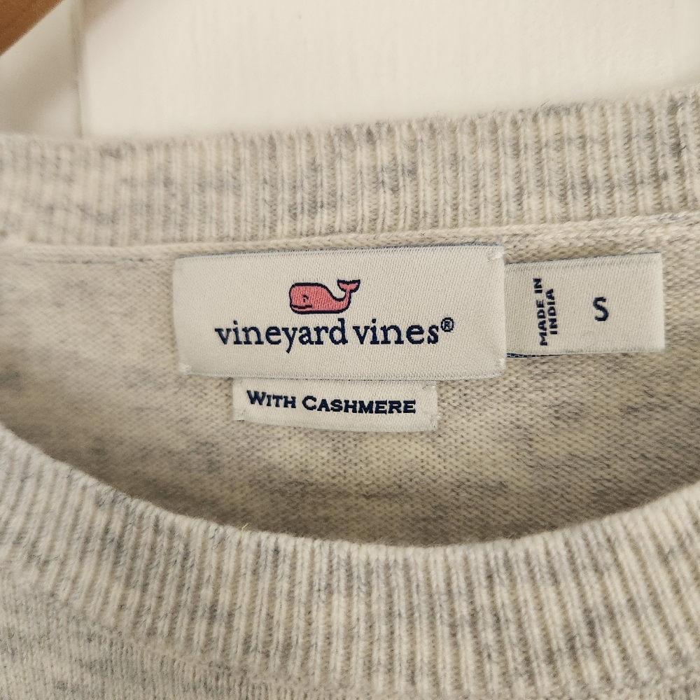 Vineyard Vines Fringe Drop Shoulder Sweater - Picture 4 of 5